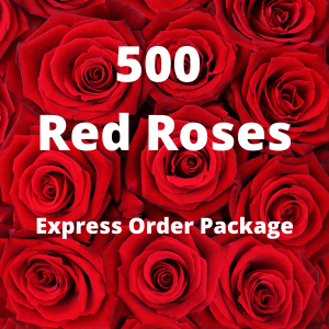 500 Red Roses Value Package