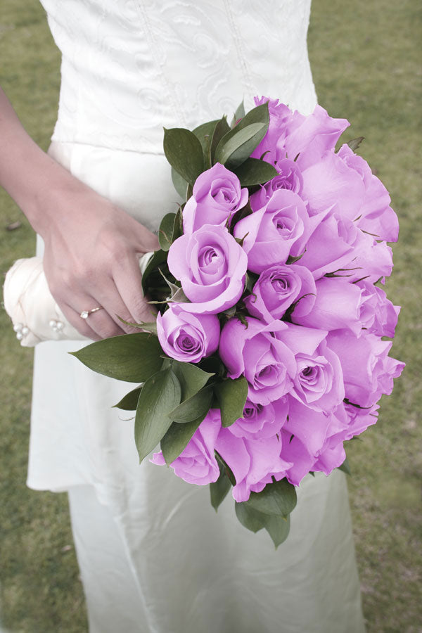 Lavender Rose Bridal Bouquet
