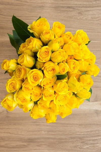Yellow Spray Roses - flowerexplosion.com
